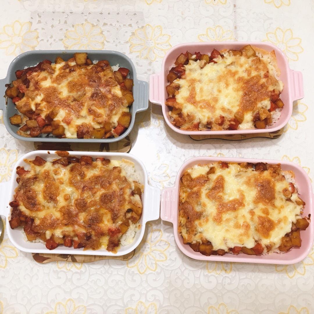 番茄鸡肉浓情焗饭【两人份】