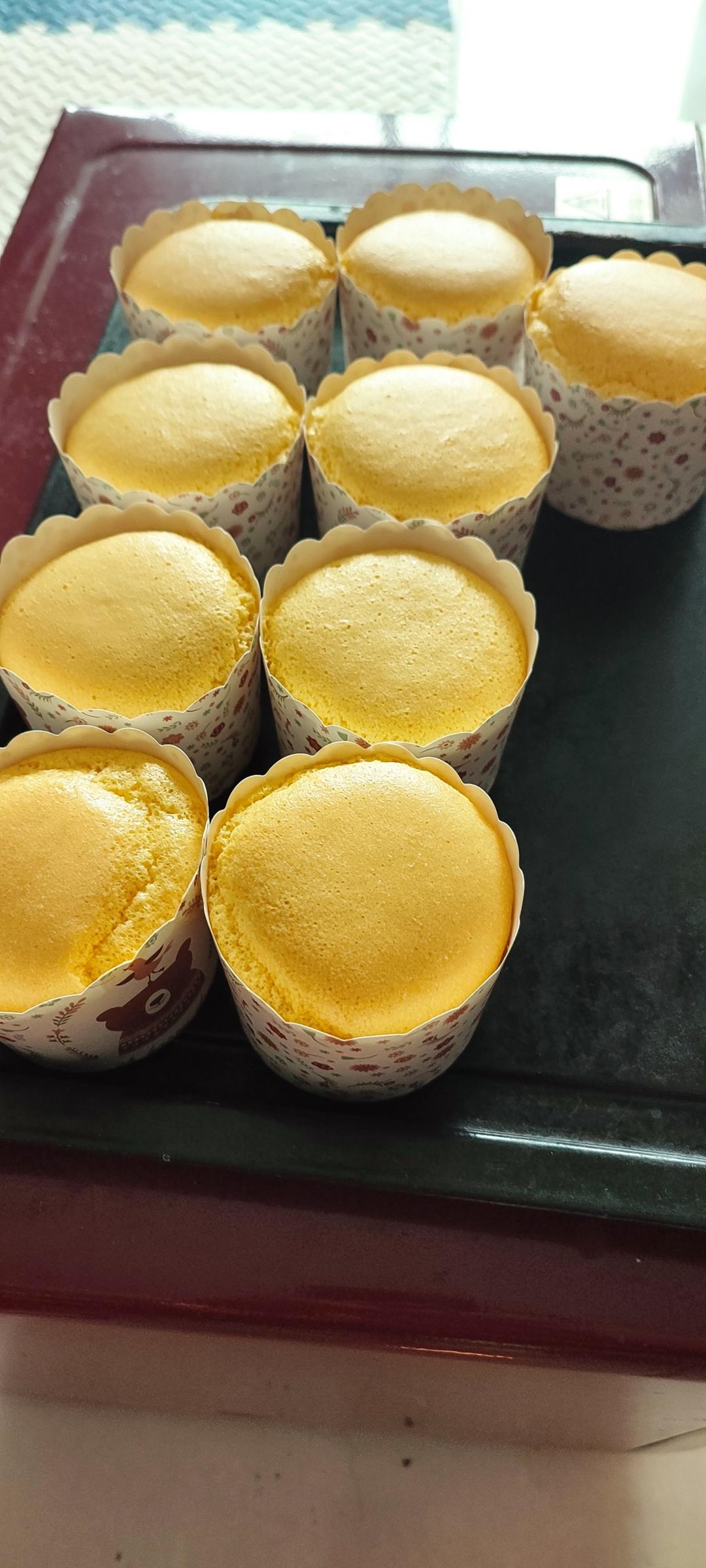 戚风蛋糕比例完美不回缩、不塌腰、不开裂、6寸、8寸、10寸