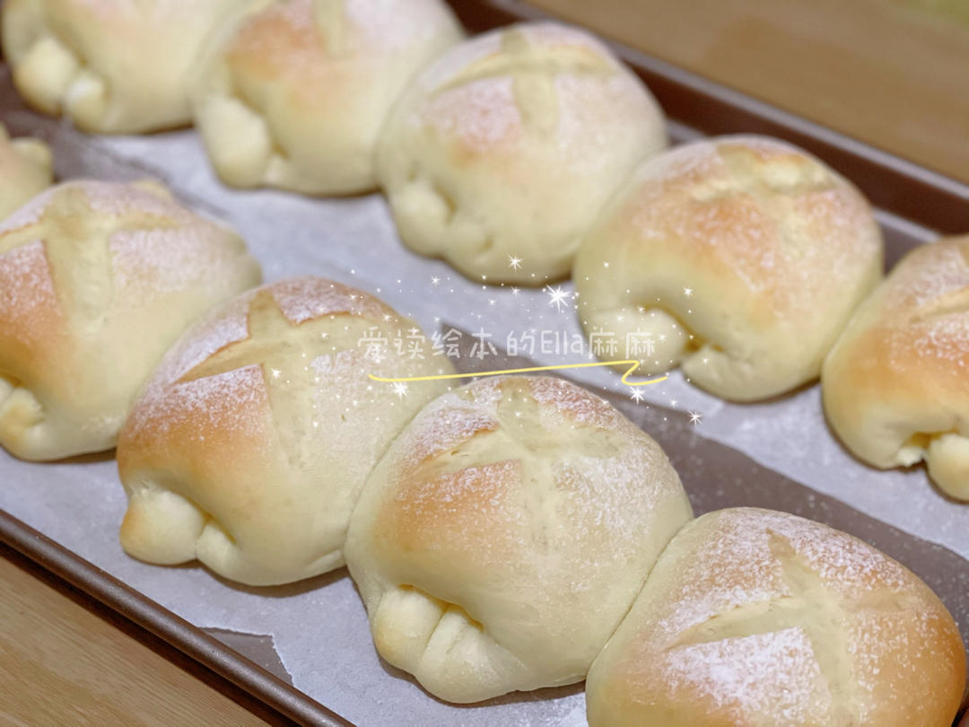 软噗噗日式牛奶卷（直接法）