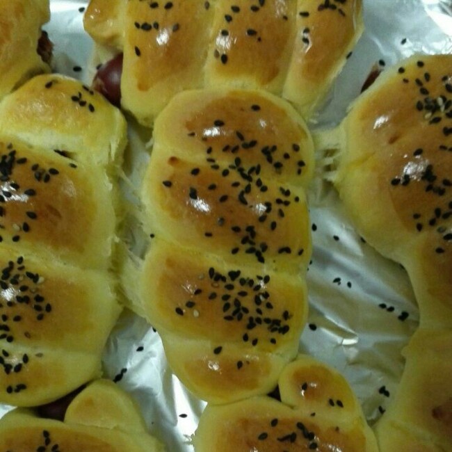 热狗面包卷