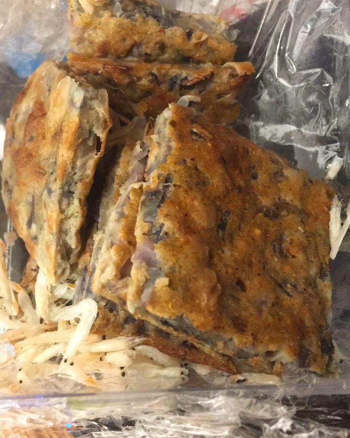 无油低卡的全麦紫甘蓝饼