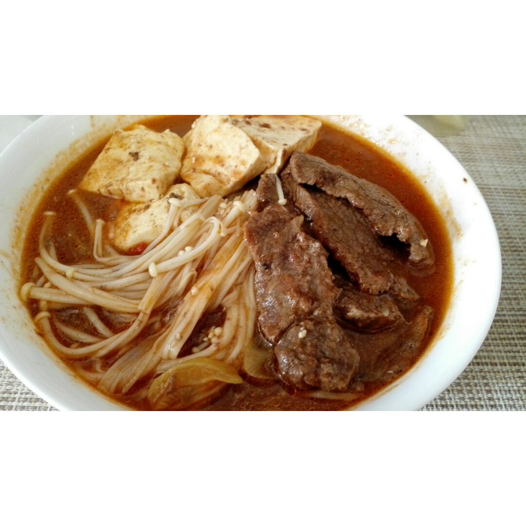 减脂番茄牛肉烩豆腐