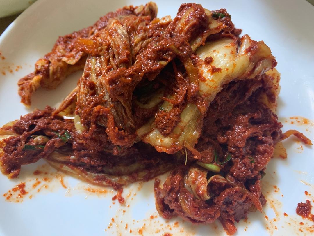 正宗韩国泡菜（youtube上韩国厨师Maangchi的菜谱）