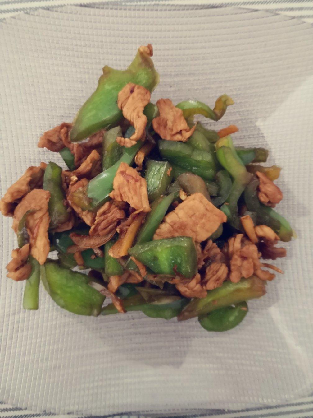 青椒炒肉