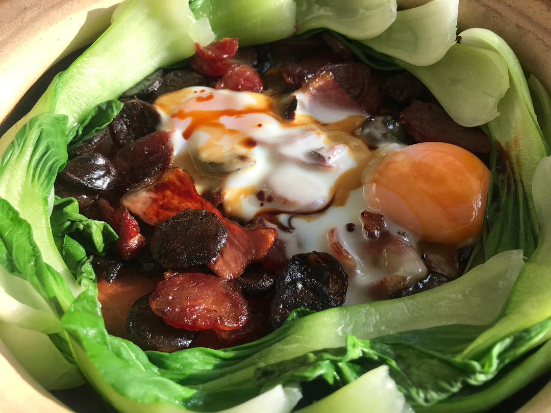 煲仔饭（不用一滴油完美结锅巴）