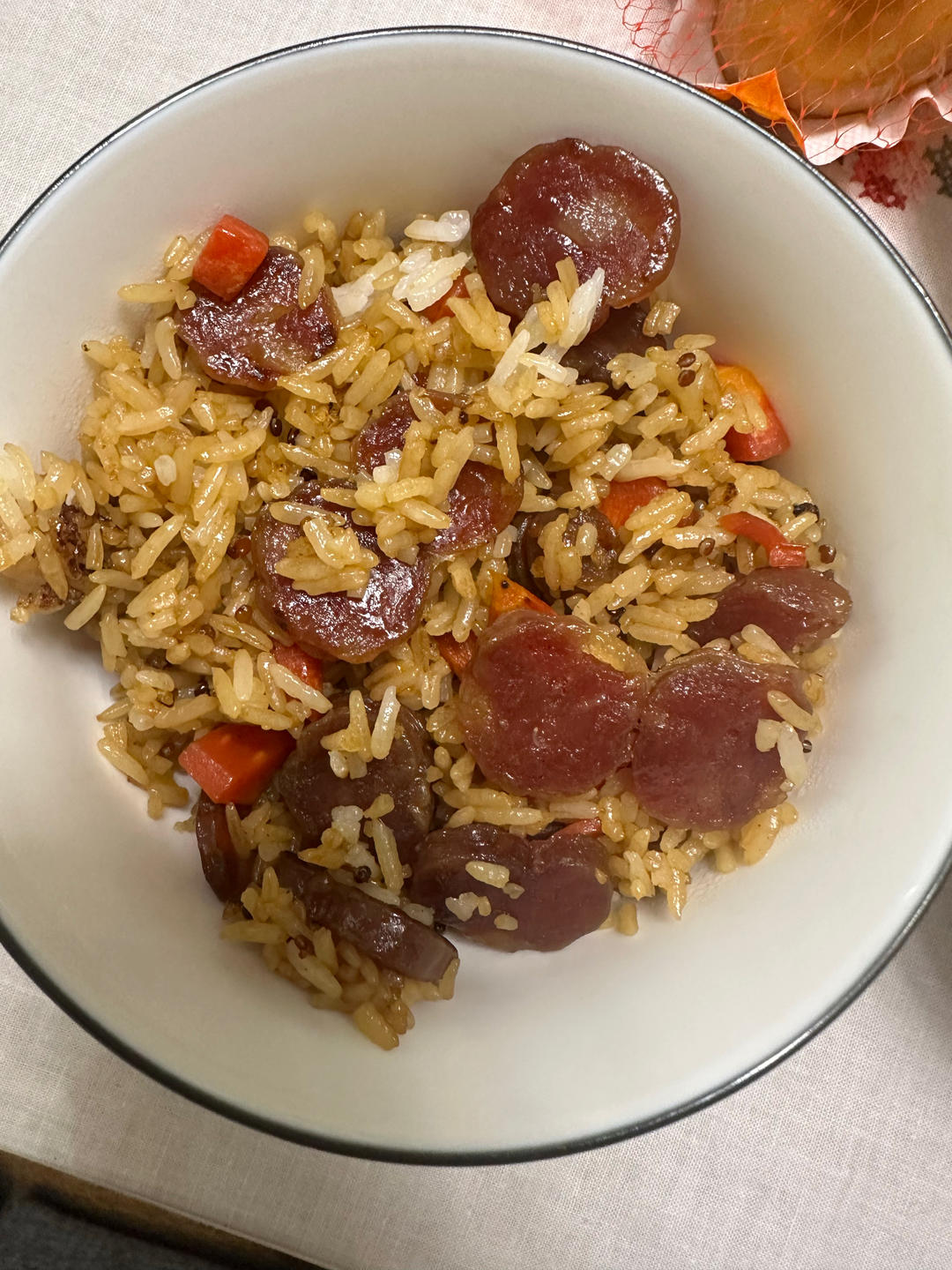 腊肠炒饭
