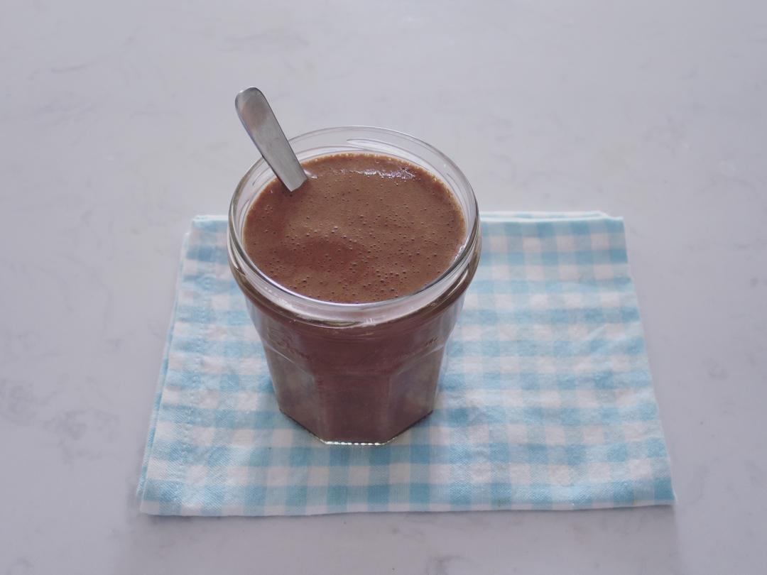 香蕉豆乳热可可｜不用加糖超健康！的做法