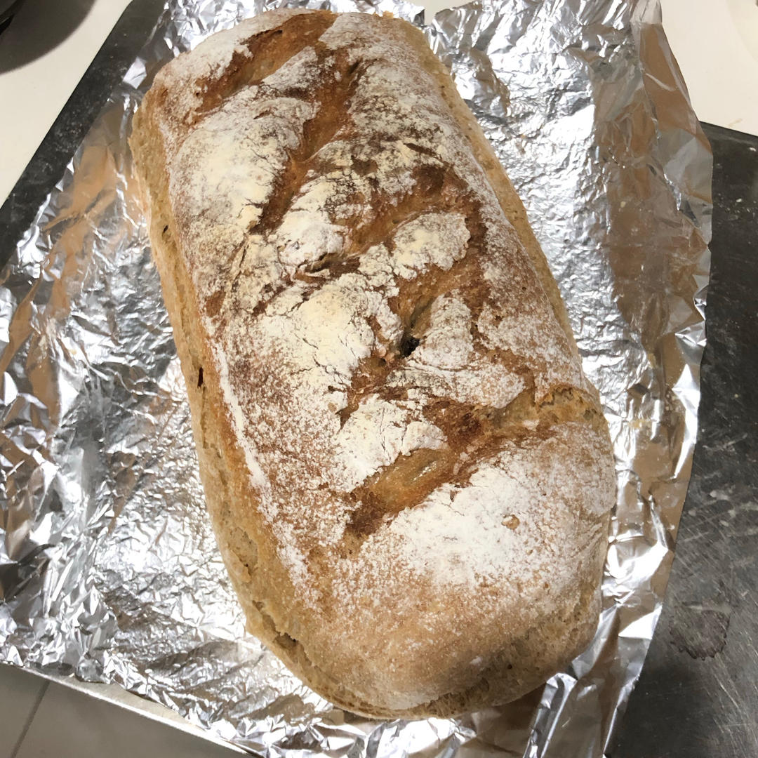 免揉💯无糖无油全麦欧包㊙️健康主食 越吃越香