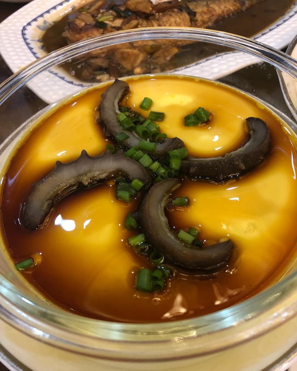 一碗美美的蒸水蛋（海参炖蛋）