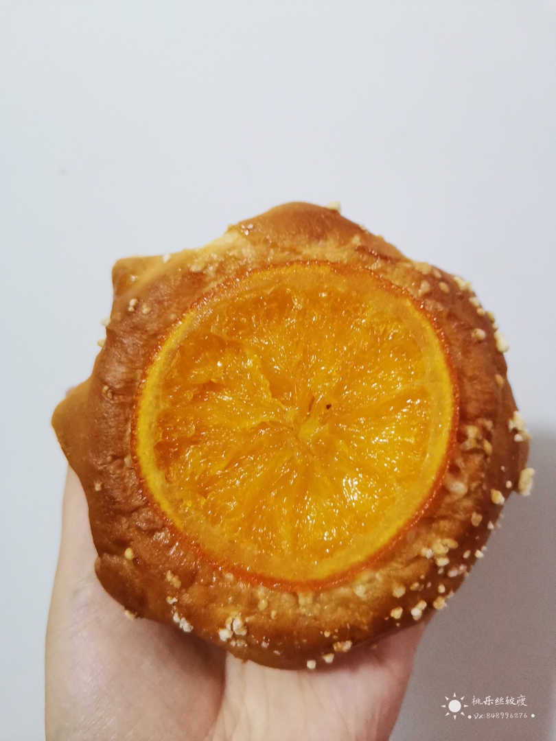 卡仕达星星香橙蜜豆小面包🌟直接法（附酥粒，卡仕达，蜜红豆制作）