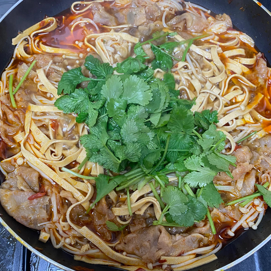 酸辣肥牛的做法