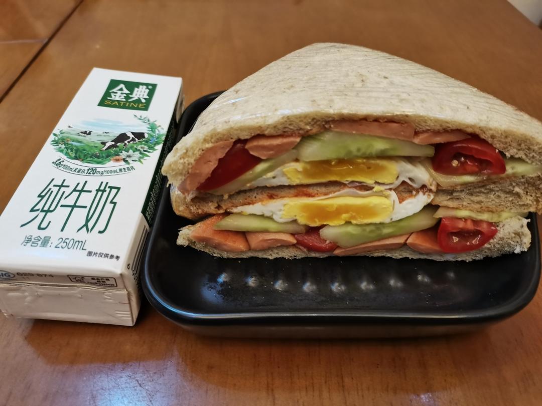 纯奶手撕吐司的做法 步骤1