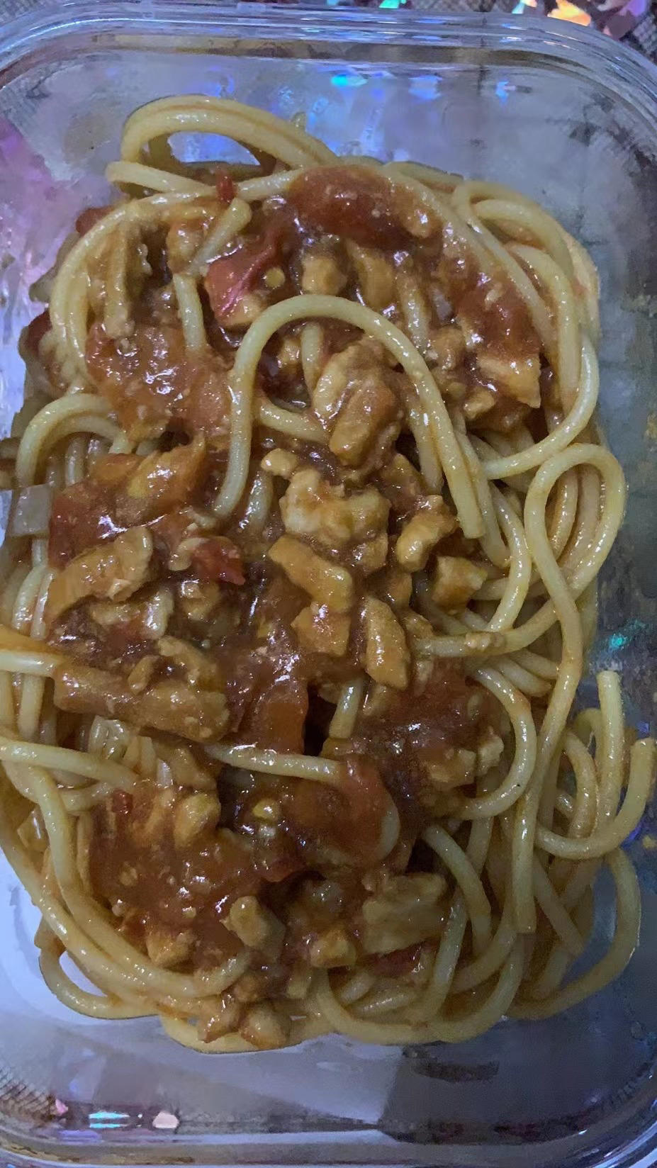 自己在家做的就是料足🍝番茄肉酱意面