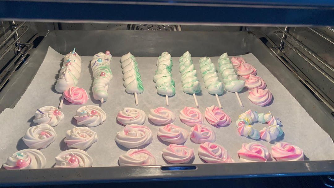 巨简单好看又好吃的马林糖（蛋白糖）