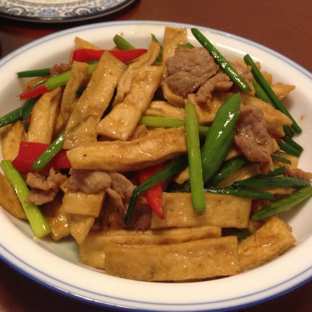 家常小炒豆干