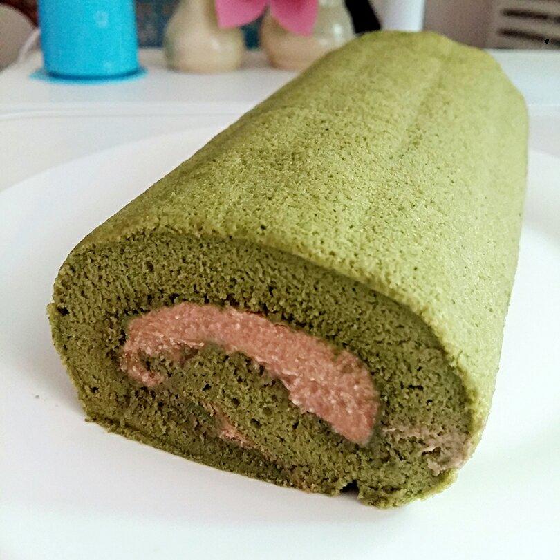 甘纳许巧克力蛋糕卷