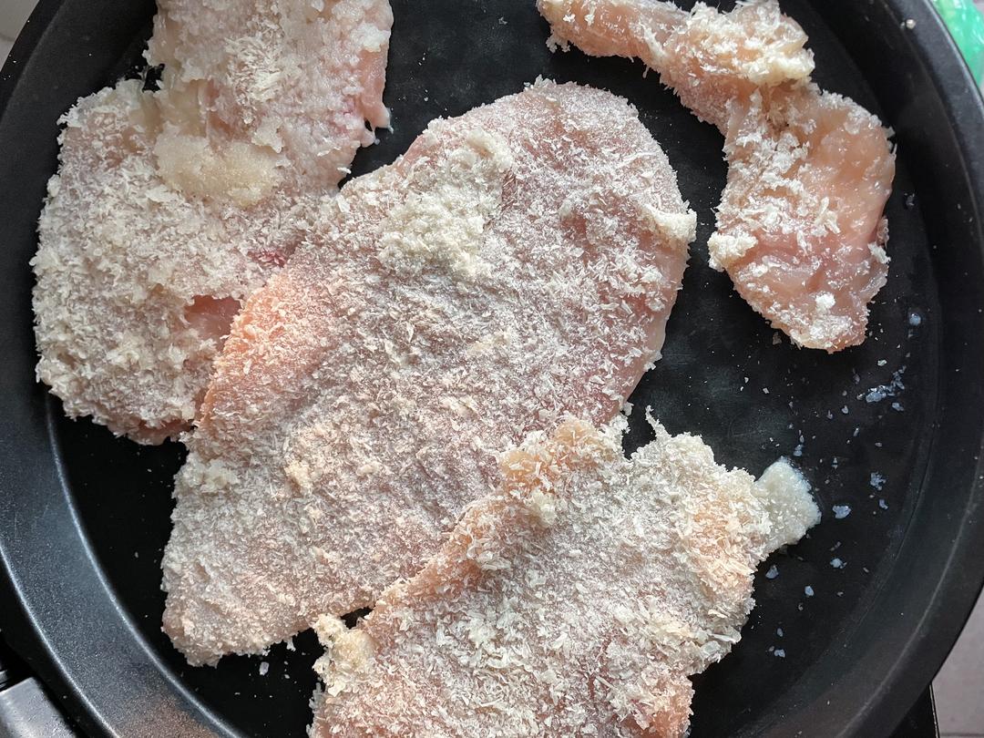少油煎鸡胸肉炸鸡排（面包糠）