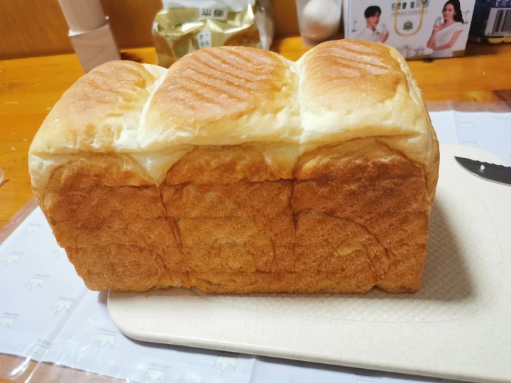 简约牛奶吐司 日本猫吐司模通用450g吐司盒配方