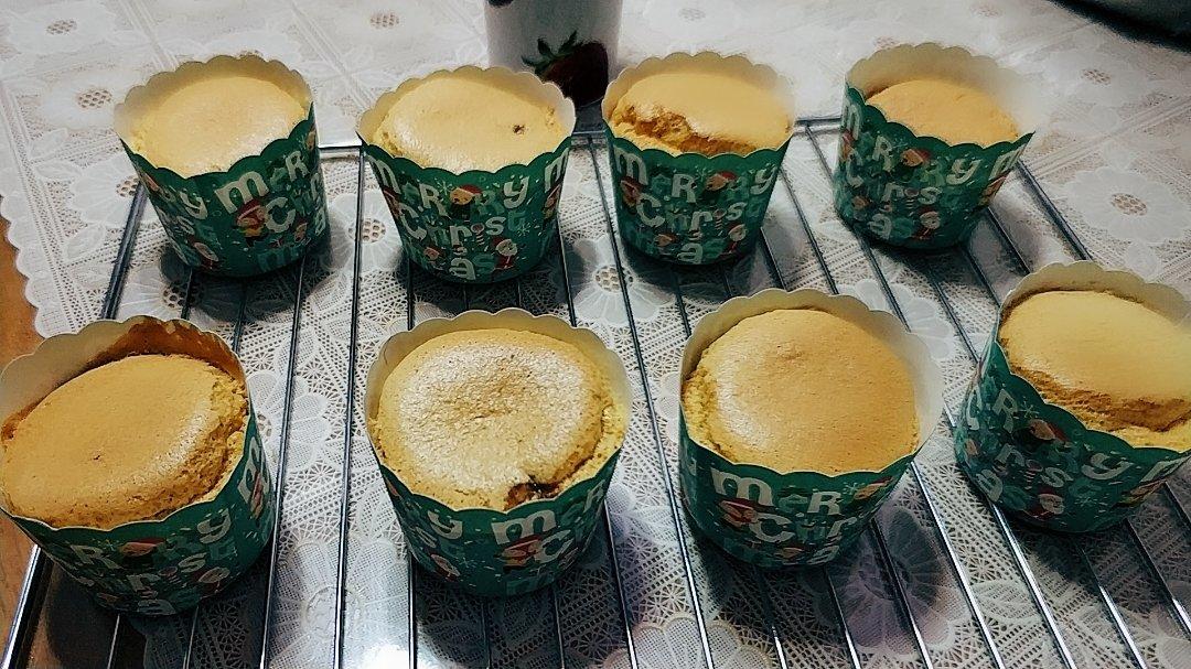 纸杯蛋糕 8寸戚风蛋糕的量
