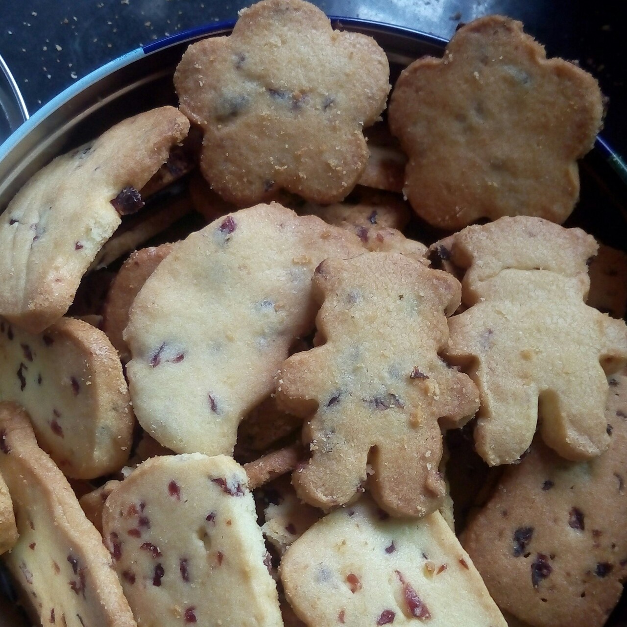 啊君1986做的蔓越莓饼干--新手烘焙0压力 #皮黑森林