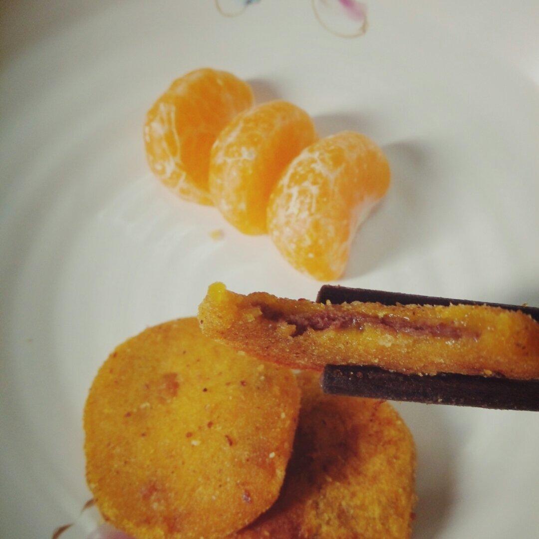 豆沙馅南瓜饼