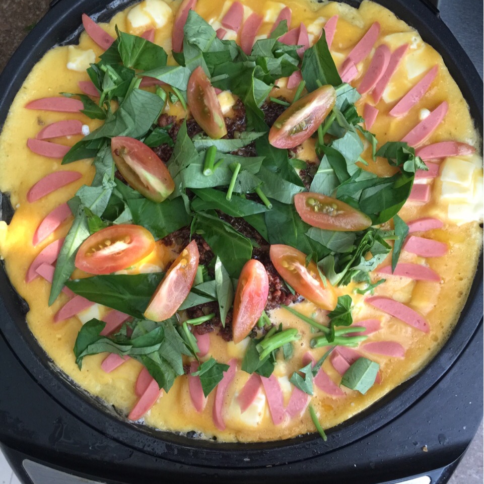 默默0309做的电饼铛披萨简洁版