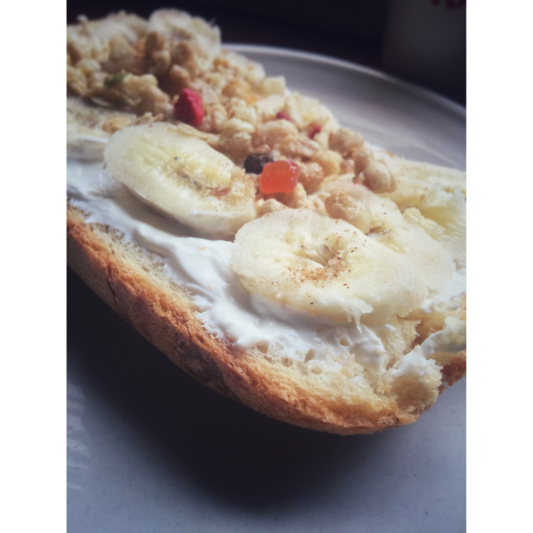 香蕉酸奶厚切吐司