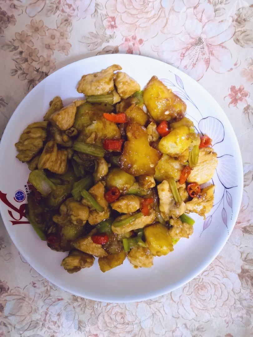 鸡肉菜谱6⃣️-大盘鸡（超简易家常版）