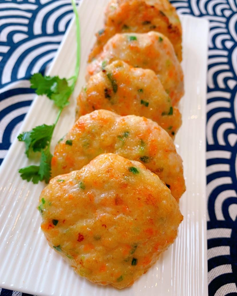 香煎虾饼