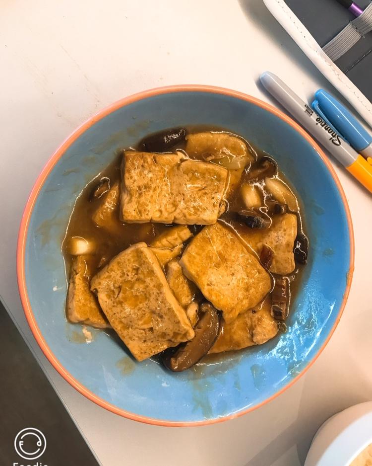大葱烧豆腐