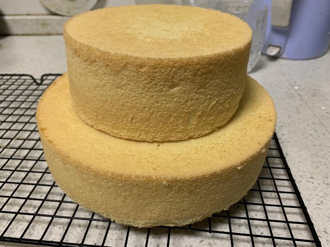 8➕6寸双层蛋糕