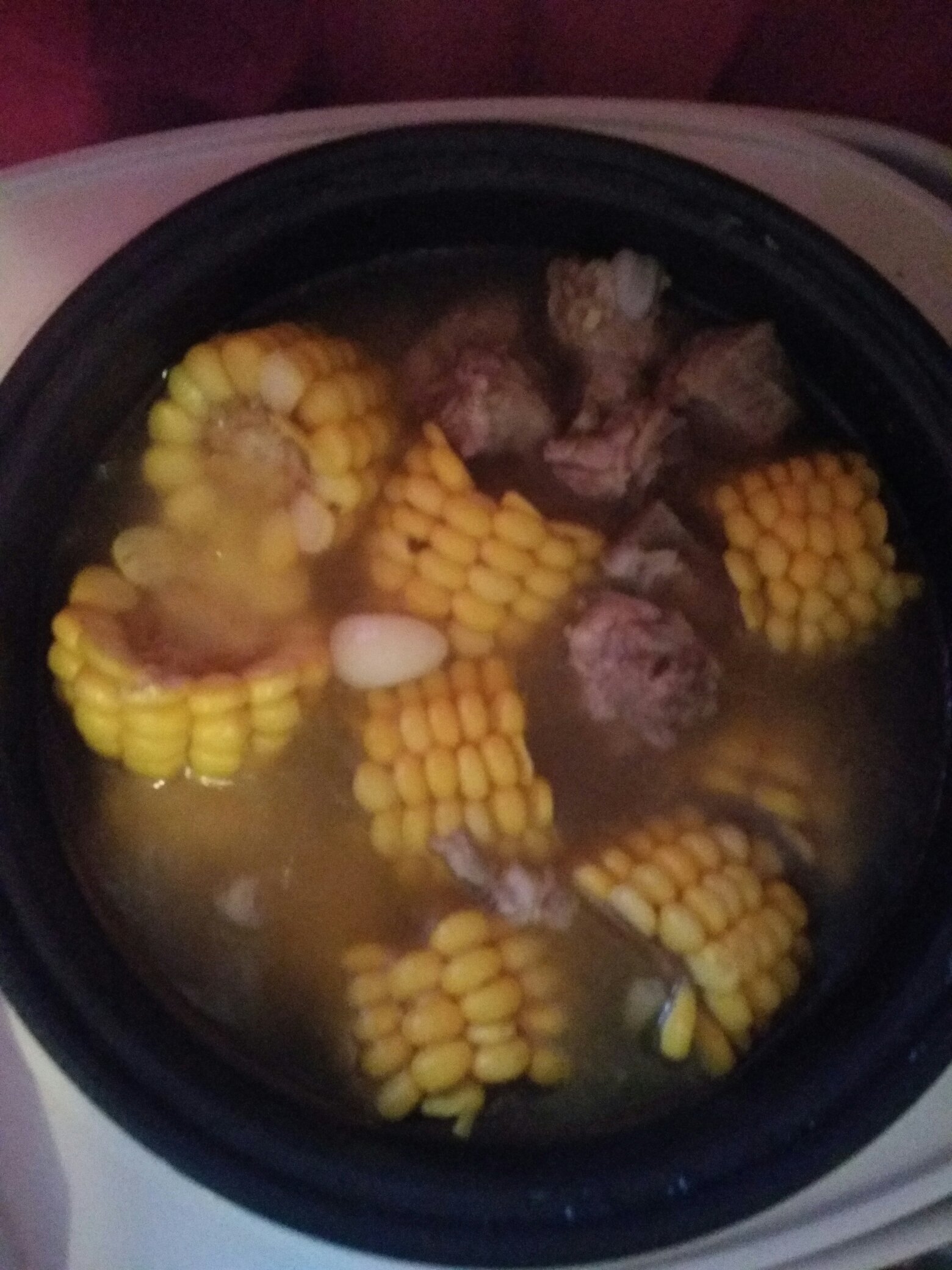 玉米排骨汤（电饭锅版）