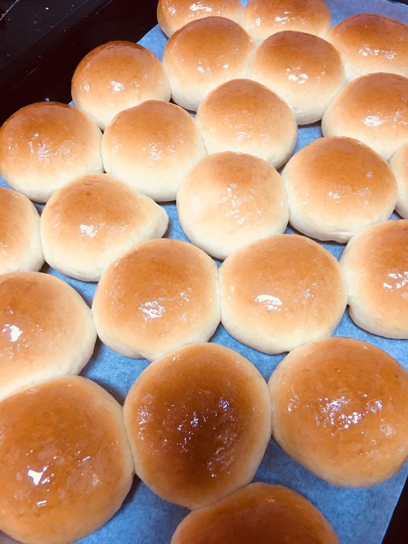 超级柔软拉丝的蜂蜜小餐包