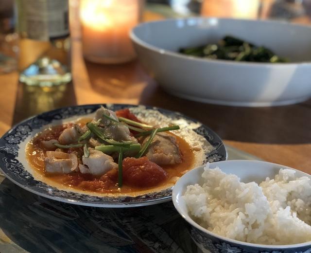 港式番茄鲈鱼的做法