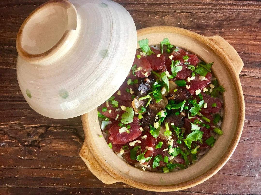 香肠煲仔饭
