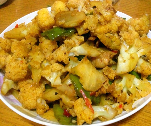 小炒菜花