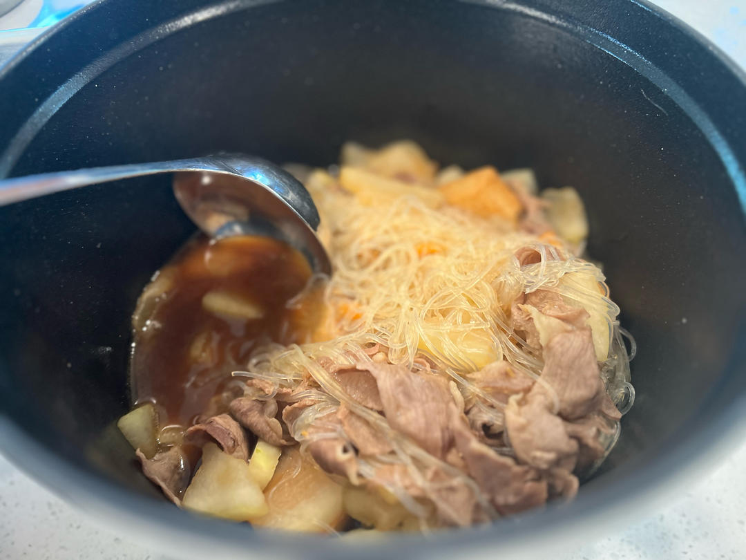 冬瓜羊肉粉丝煲