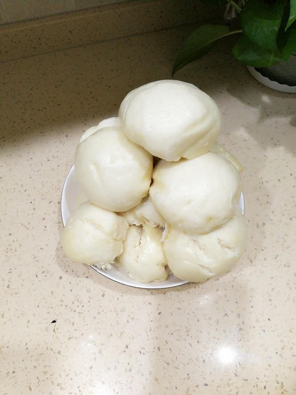 面包机发面蒸馒头