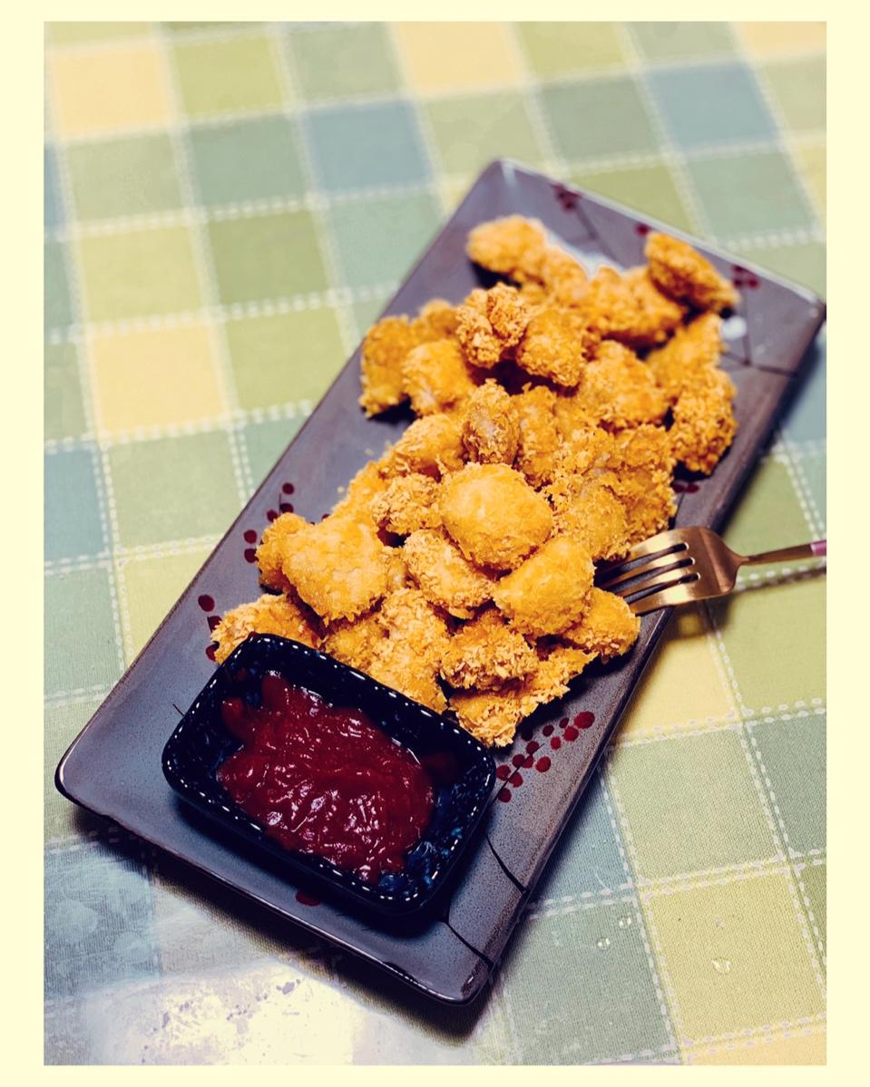 烤箱版少油鸡米花