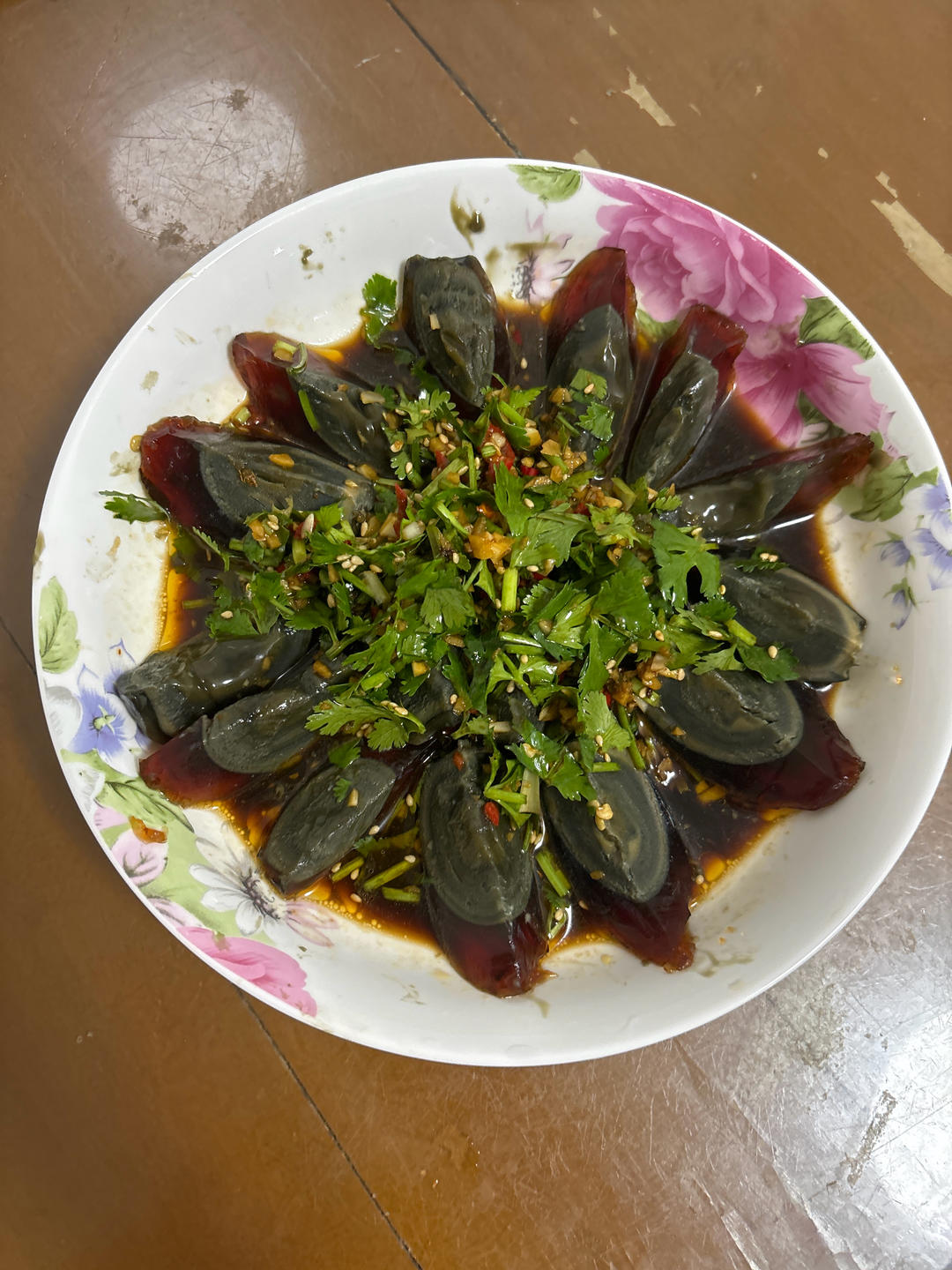 凉拌皮蛋