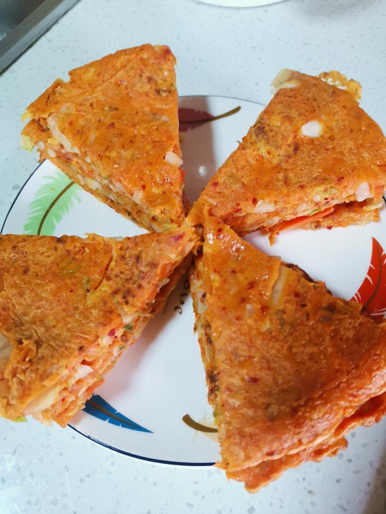 堂妈教你做泡菜饼