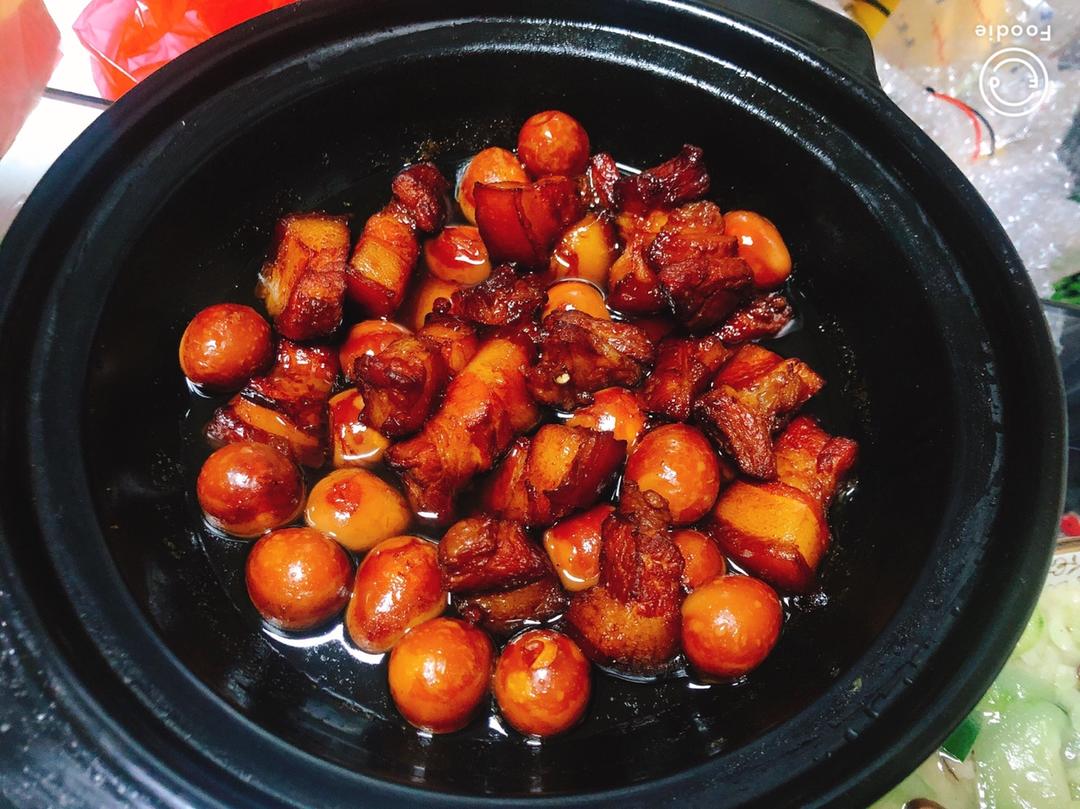 其实也不是很难的红烧肉烧蛋