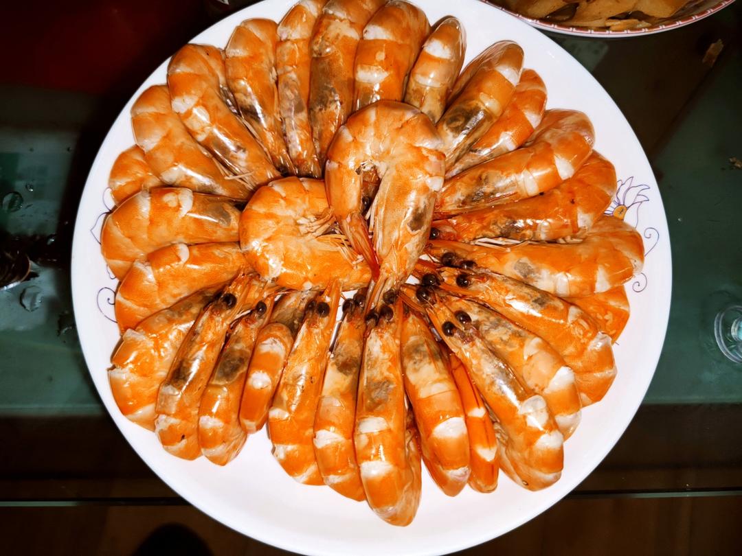 最简单的白灼虾（水煮）盐水基尾虾