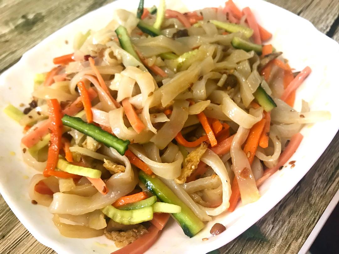 不用水洗的自制凉皮，零失败
