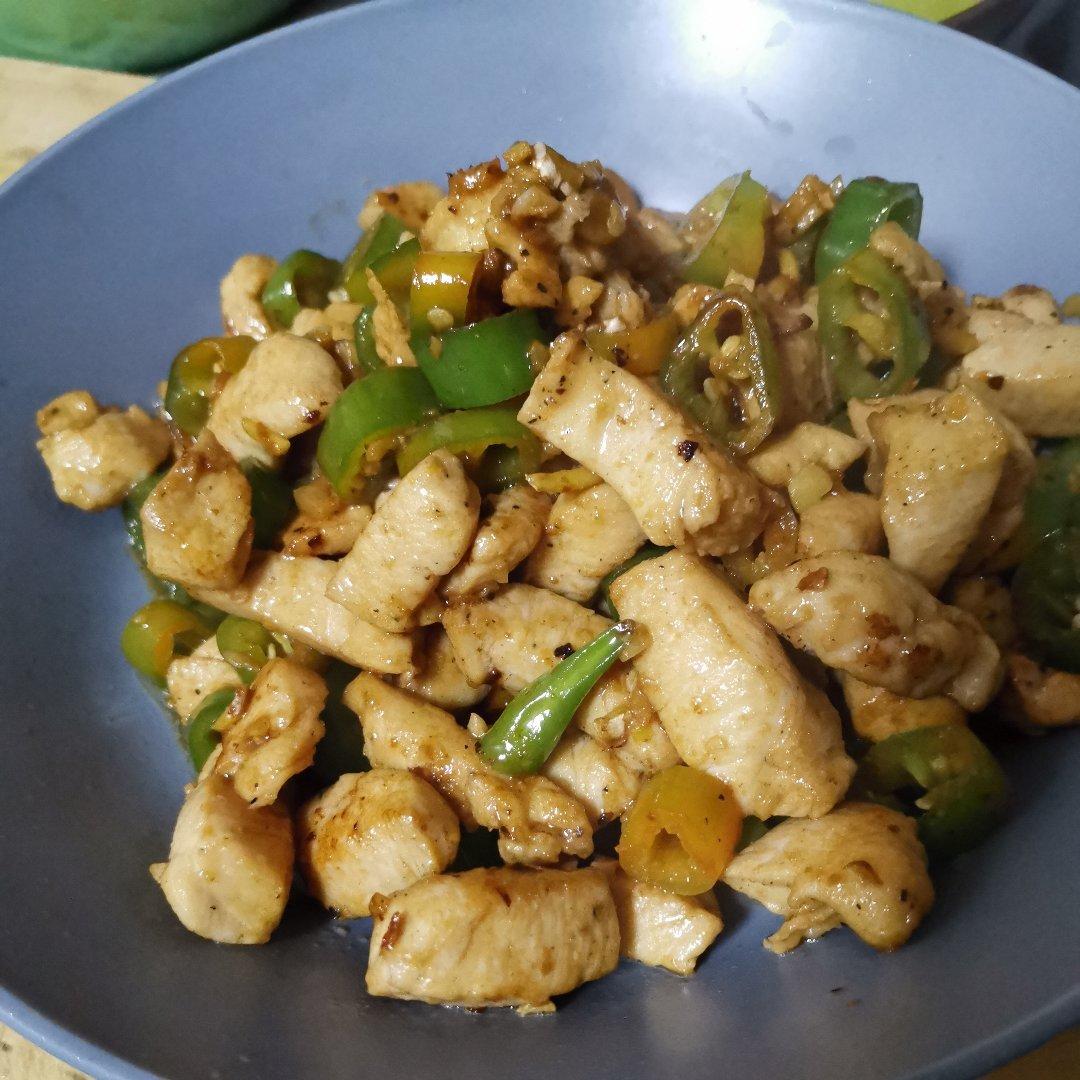 超嫩的小炒鸡胸肉