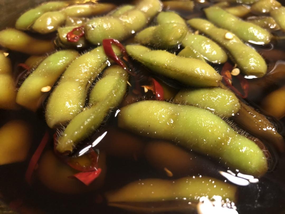 醋泡毛豆的做法