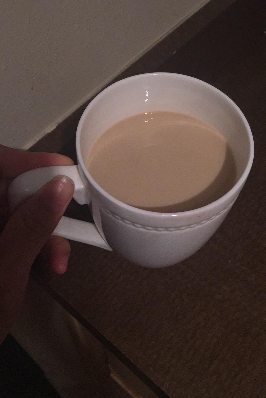 与黑暗共舞做的手煮奶茶