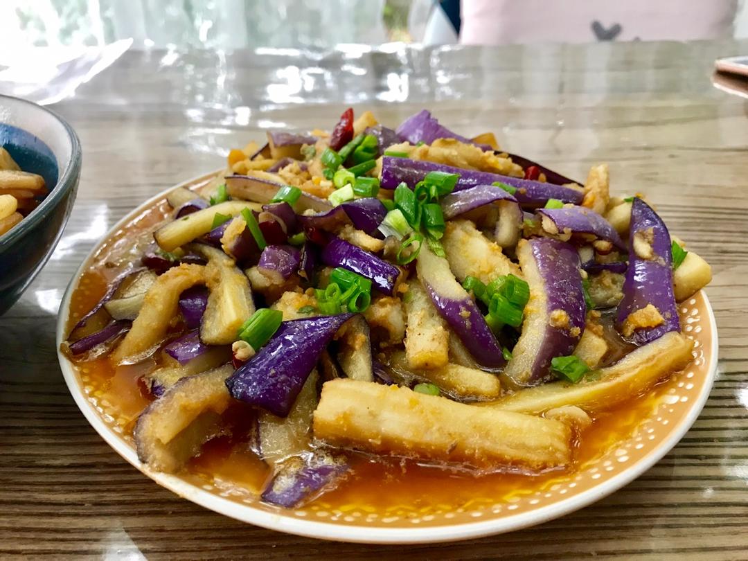咸蛋黄烧茄子