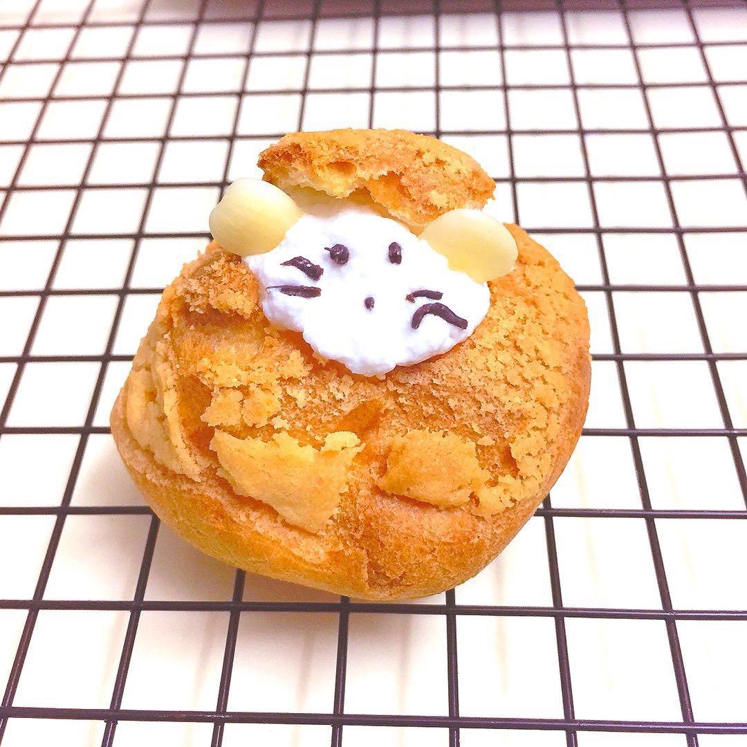 土拨鼠 酥皮豆乳泡芙