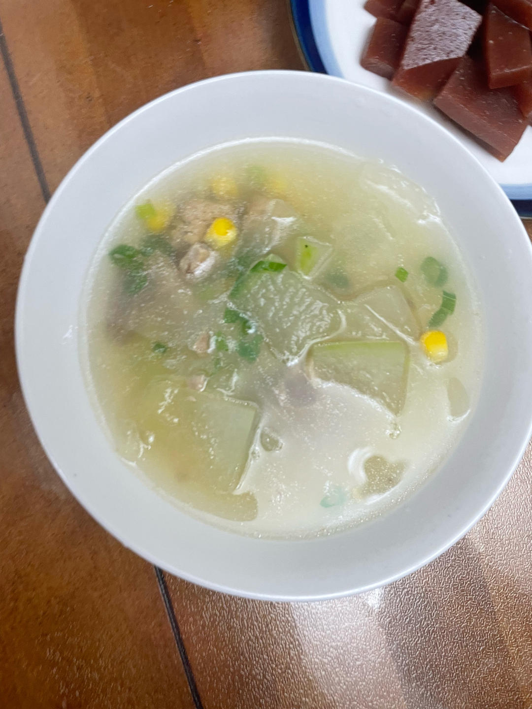 冬瓜排骨汤，夏天的味道
